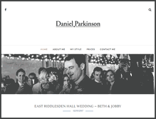 Tablet Screenshot of daniel-parkinson.com